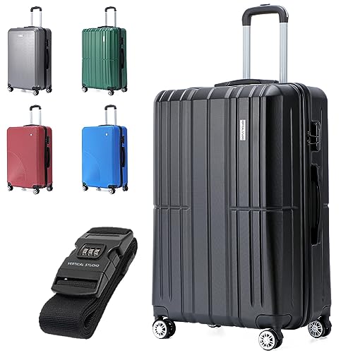 Valise rigide Silkström Noir 24" : protégez vos bagages des chocs