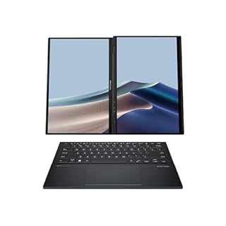 ASUS Zenbook Duo (2024), Dual 14” FHD OLED Touch Laptop, Intel Evo Certified, Intel Core Ultra 7 155H CPU, Intel Arc Graphics, 16GB Memory, 1TB SSD, Windows 11 Home, UX8406MA-DS71T-CA