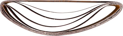BGS Diy 80822 | Schleifband-Satz | für Bandschleifer | 75 x 533 mm | K 40-60 - 80-120 - 240 | 5 tlg.