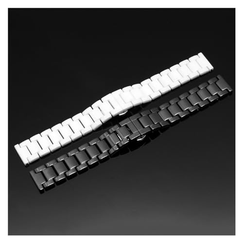 Boucle argent et blanc céramique bracelets pour le quotidien - 2