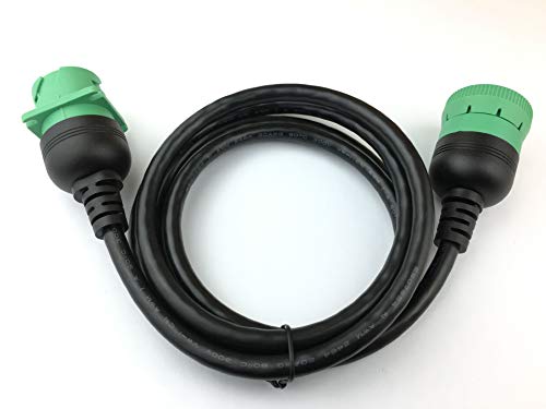 Type 2 J1939 Male To Female Extension Cable Full 9Pin 20Awg 6Ft For Truck Freightliner Code Reader #TOP1