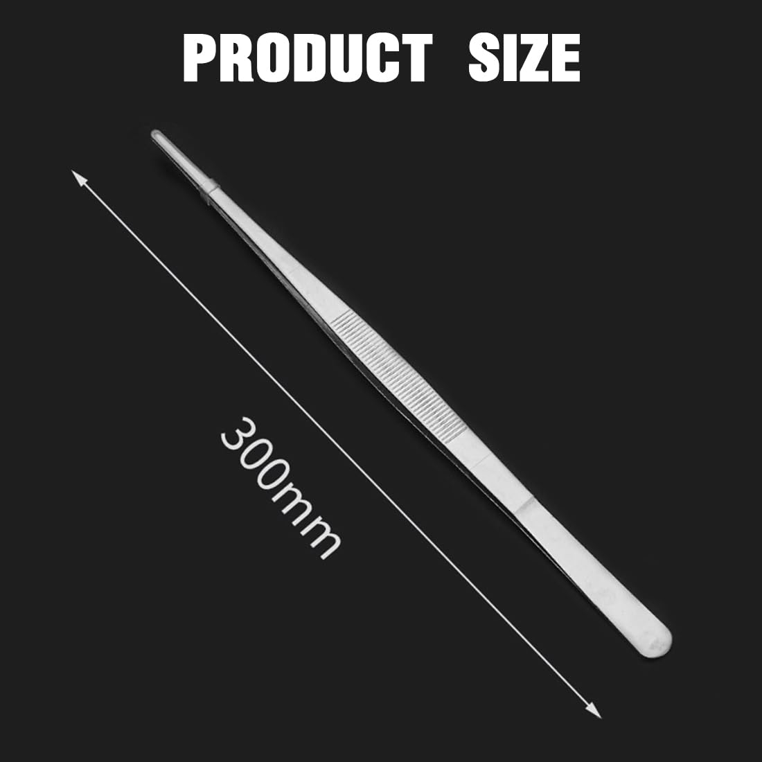 Pinze Da Cucina Professionali Smirain In Acciaio Inox - 30 Cm, Multiuso Per Barbecue E Cucina