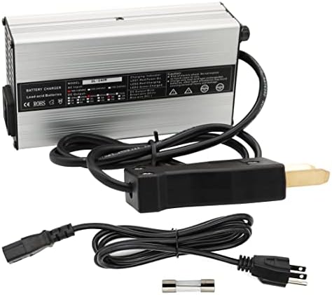 Cargador de batería de carrito de golf de 36 V 5 A con conector de pata de gallo de repuesto para EZGO TXT Club Car DS Golf Cart