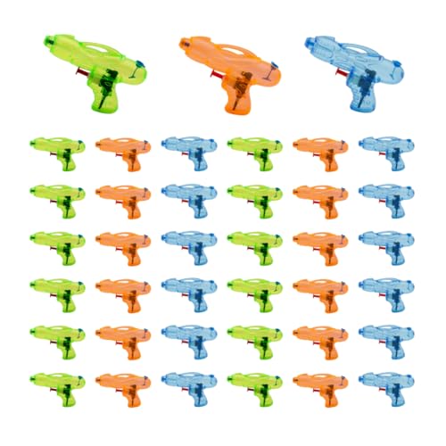 AMATOYS Pack de 36 Mini Pistolas De Agua para Niños - Juguete Divertido De Verano - Ideal para Playa, Piscina Y Jardín - Fáciles De Usar - Cumpleaños AMATOYS Pack de 36 Mini Pistolas De Agua para Niños - Juguete Divertido De Verano - Ideal para Playa, Piscina Y Jardín - Fáciles De Usar - Cumpleaños