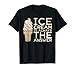 Ice Cream Is Always The Answer Blocky Summer Design Mädchen Junge T-Shirt