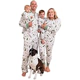 Owlivia Christmas Halloween Pajamas For Family, Organic Cotton Holiday Pjs Matching Sets(2-Piece Toddlers, 3-4T, Christmas Tree)