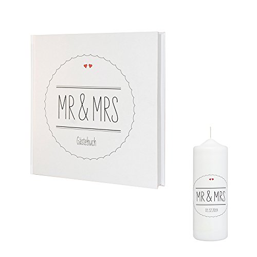 Libro degli ospiti per le nozze Mr & Mrs