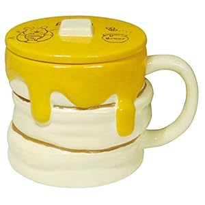 サンアートディズニー 「 くまのプーさん 」 マグカップ ハニーホットケーキ型 330ml プーさん グッズ 食器 ディズニー マグカップ プレゼント SAN2948" 
