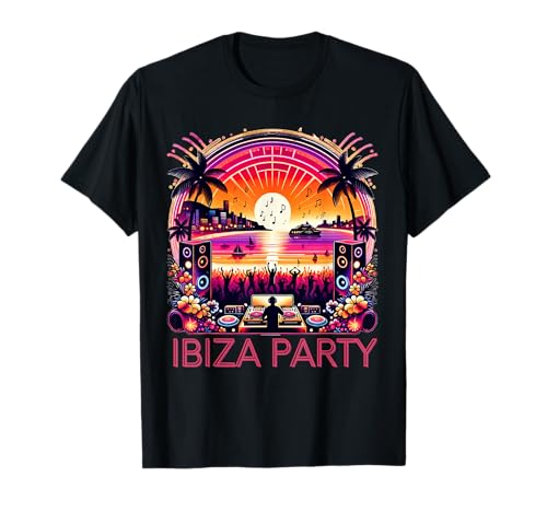 Ibiza Party Sunset Music Festival Viajes - Vacaciones de Verano Camiseta