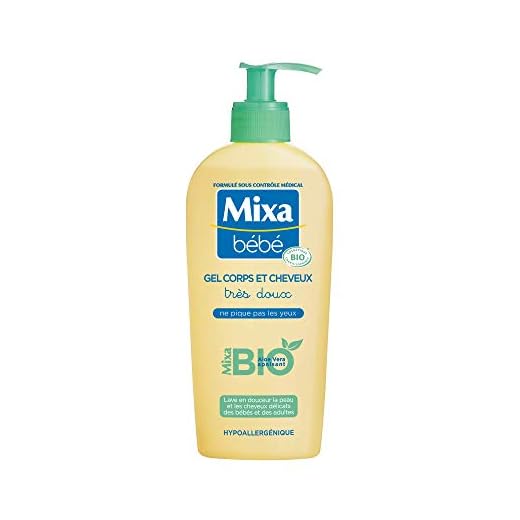Mixa Bébé Gel Corps et Cheveux Bio 250 ml