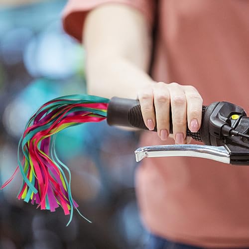 Bike Handlebar Streamers: Colorful Ribbons Bicycle Grips Tassels - Cycling Accessories for Boys Girls - Image 3