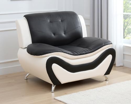 Caberryne Leather Couch Set,Modern Sofa for Living Room Furniture Sets,42"