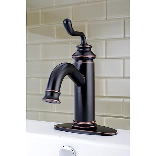 Kingston Brass LS5413RL Royale Bathroom Faucet, Brushed Brass 5.88 x 5.06 x 9 thumbnail 9