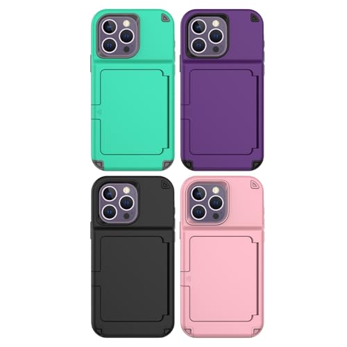 Étui iPhone 15 Pro protégeant des chutes avec rangement de cartes - 7