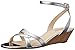 Nine West Women's Valaria Metallic Wedge Sandal