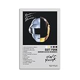 ZOLULA Daft Punk Poster Album Music Poster Art Decor Painting Aesthetic Wall Art Canvas for Bedroom Decor 12x18inch(30x45cm) 2