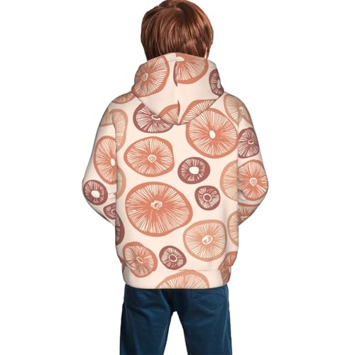 Mushrooms2 Kid Hoodies Boys Sweatshirts Girls Pullover with Pocket4