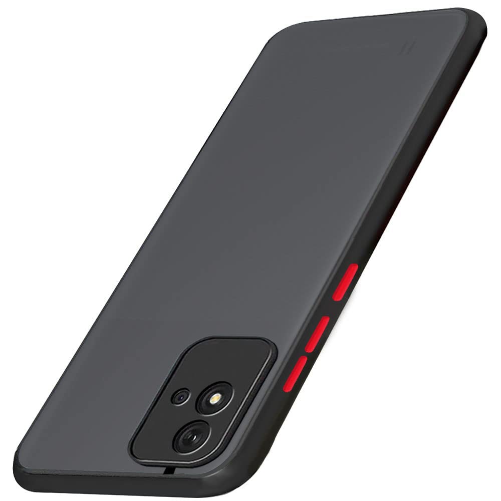 TheGiftKart Translucent Hybrid Back Cover Case for Realme Narzo 50i | Smoked Matte Back | 360 Degree Protection | Protective Hard Back Case Cover for Realme Narzo 50i (PC & TPU | Black Bumper) (B09WMLC94D) Amazon Price History, Amazon Price Tracker