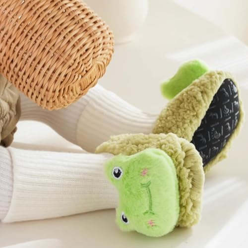 Cute Warm Crawler Booties for Baby Toddlers 6 Months - 1/2/3/4 Years, Thick Anti-Slip Plush Cartoon Winter Baby Socks3