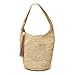 Mar Y Sol Aspen Open Weave Raffia Bucket Tote Bag, Natural
