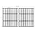 Oklagarden 9865-54 Grill Grates Replacement for Broil King Grill Parts 9453-57 Signet 20 70 Signet 90 Grill Grates Crown Huntington 6962-64C Grill Replacement Parts Broil Mate 165154 Cooking Grates