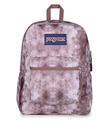Image of JanSport Cross Town Backpack - Simple Bag for Everyone with 1 Main Compartment, Front Utility Pocket - Premium Class Accessories - Ice Dye