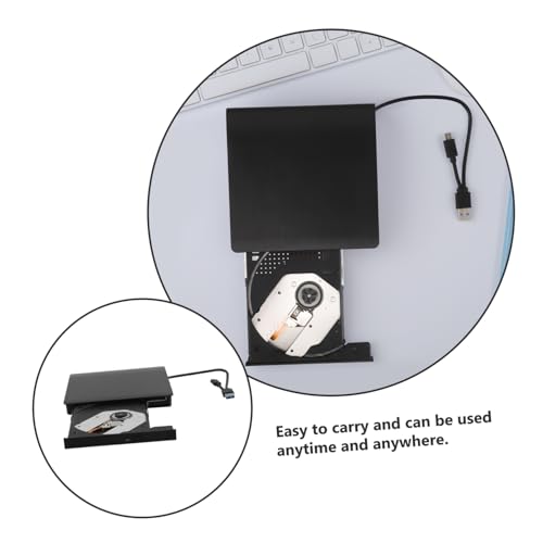 Lecteur DVD USB externe Veemoon compact graveur CD pour PC portable Windows Mac - 7