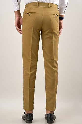 Image of VX9 Men's Formal Trousers, Smart Office & Business Wear, Classic Fit