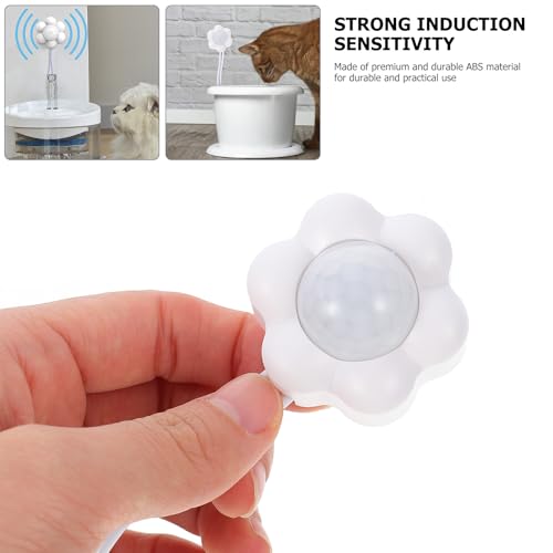 Sensor infrarrojos fuente agua mascotas accesorio USB automatico para dispensador gatos 8