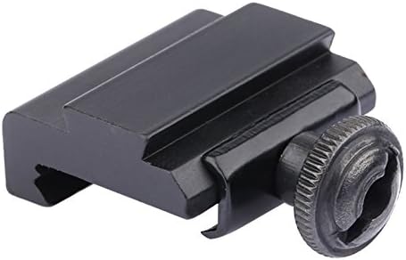 Dophee 1 Pair Weaver Picatinny to Dovetail Adapter 20mm to 10mm Scope Rail Mount Base
