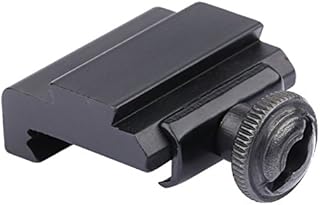 Dophee 1 Pair Weaver Picatinny to Dovetail Adapter 20mm to 10mm Scope Rail Mount Base