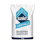 Sale per Addolcitore 25 kg in Cristalli di Salgemma per la Rigenerazione delle Resine - Prodotto Specifico per Addolcitori - Altissimo Contenuto di NaCl