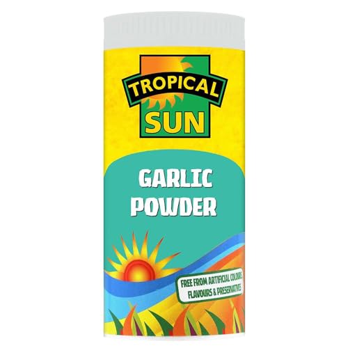 Tropical Sun Garlic Powder Pure Ground Dehydrated Garlic for Cooking Grilling & Seasoning 100g