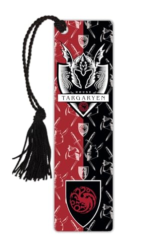 House of Dragon – House of Targaryen – 2” X 7” Glossy Tassel Bookmark – Officially Licensed Merchandise