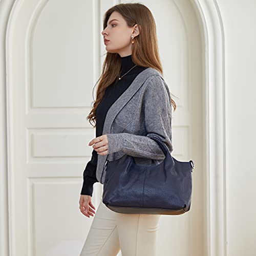 Image of Iswee Leather Satchel Women Purse and Handbag Crossbody Shoulder Bag Hobo