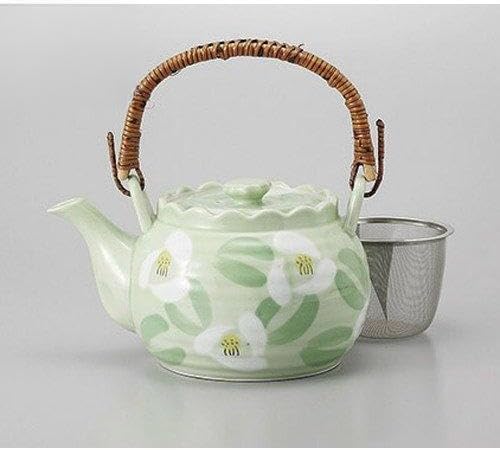 Arita Ware Earthenware Bottle, Arita Ware Midoriyama Tea with Rokuhei U No. 8 Earthenware Bottle [1,350cc] [Restaurant, Ryokan, Japanese Tableware, Restaurant, Commercial Use, Tableware