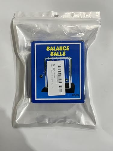 Newton Cradle Balance Ball,Newton Pendulum,5 Physical Swinging Magnetic Balls,Newton's Cradle Pendulum,for Educational Science Office Desk,Stress Relief(Burgun-red base) - Image 2
