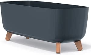 Blumentopf Blumenkübel mit Füßen Pflanzkübel mit Pflanzeinsatz Beine