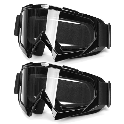 JAGASOL Dirt Bike Goggles, Ski Goggles for Men Women, Powersports Goggles for Riding Snowboarding Racing, Motorcycle Goggles for ATV Offroad Motocross