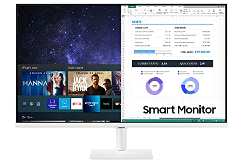 SAMSUNG 27-Inch Class Monitor M5 Series - FHD Smart Monitor and Streaming TV (LS27AM501NNXZA, 2021 Model) #1