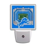 YouTheFan NFL Detroit Lions StadiumView Nite Light