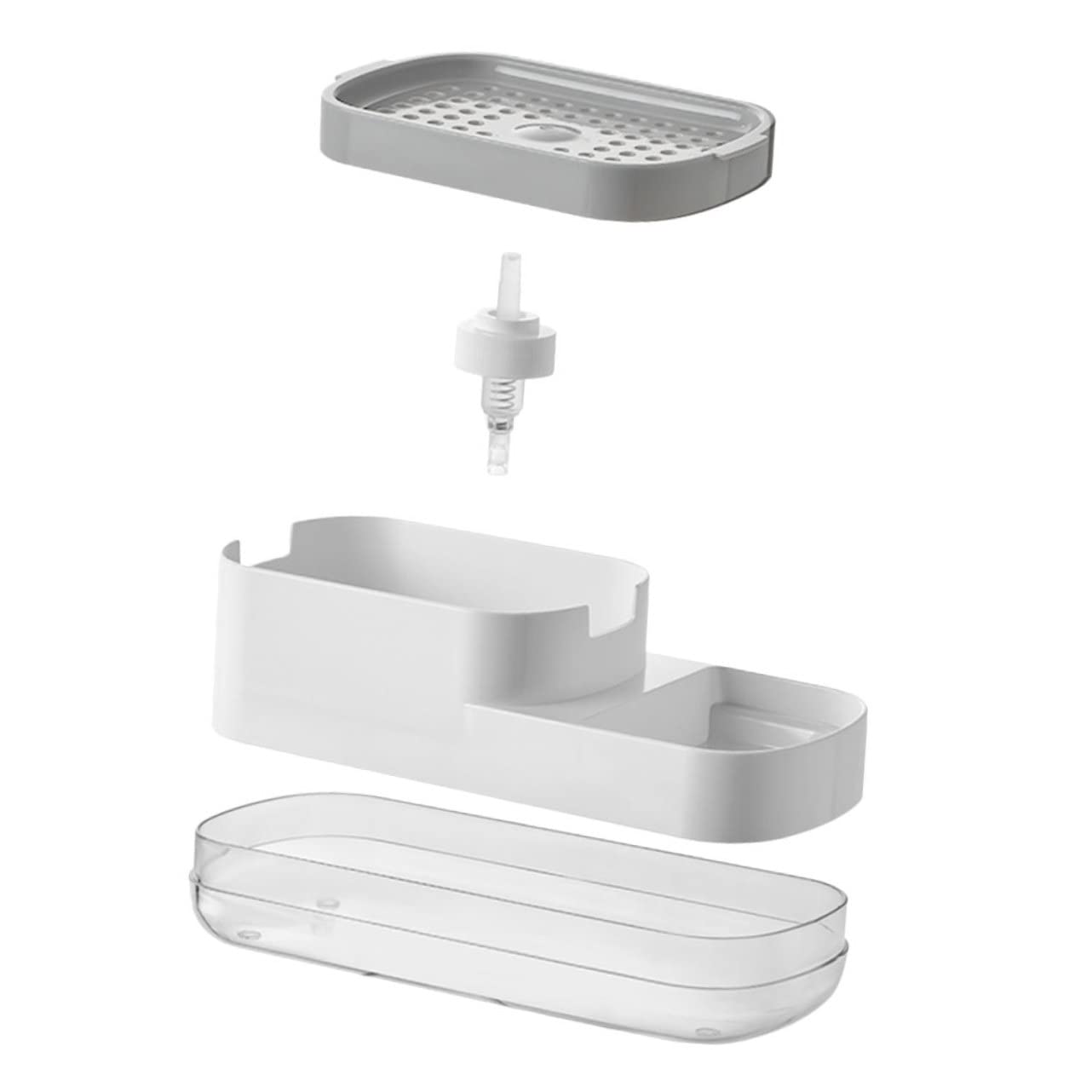 BEBEMOKO Foam Soap Dispense Dish Dispenser for Kitchen Large Foaming Soap Dispenser for Home