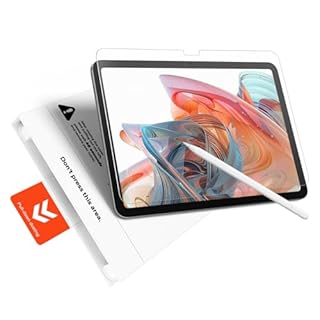 KCT 2 Pack Paperfeel Glass Screen Protector Compatible with iPad A16 11th Generation 11 inch/iPad 10th Generation 10.9 inch, Matte Surface, Tempered Glass with Bubble-Free Installation Tray