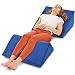 AllSett Health Bed Wedge Pillow – 2 Separate Memory Foam Incline Cushions, System for Legs, Knees and Back Support Pillow