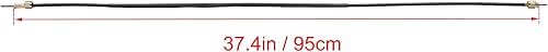 Miniatura 3 de Minho A-37.4in GY6 - Cable de velocímetro de 37.4 pulgadas, rosca M12 para GY6 50CC 150CC Scooter chino motocicleta Taotao JMSTAR ROKETA PEACE