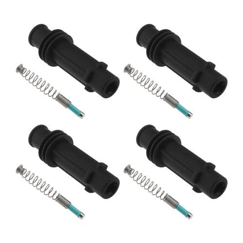 SG Store 4pcs Ignition Coil Rubber Sleeve Repair Kit Ignition Coil Cover Spring Ignition Module Coil Pack Compatible with Adam, Astra J, Corsa D/E 95514599