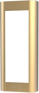 Ring Wired Doorbell Pro (Video Doorbell Pro 2) Faceplate - Gold Metal
