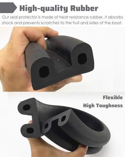 GOONSDS Garniture De Bord En Caoutchouc - Protecteur De Bord En Caoutchouc Flexible En U Pour Les Surfaces Pointues Ou Rugueuses,25x16mm,Length 5m/196inch