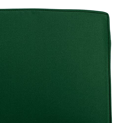 Image of SAFAVIEH Outdoor Collection Newport Natural / Green Cushion Built-in Side Table Adjustable Chaise Lounge Chair