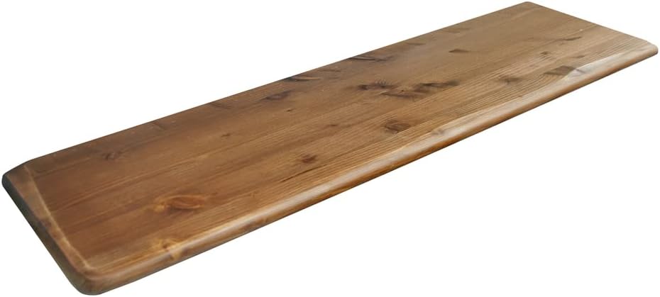 Mensola Antico Casale in Noce - 96x24x2.4 cm - Made in Italy